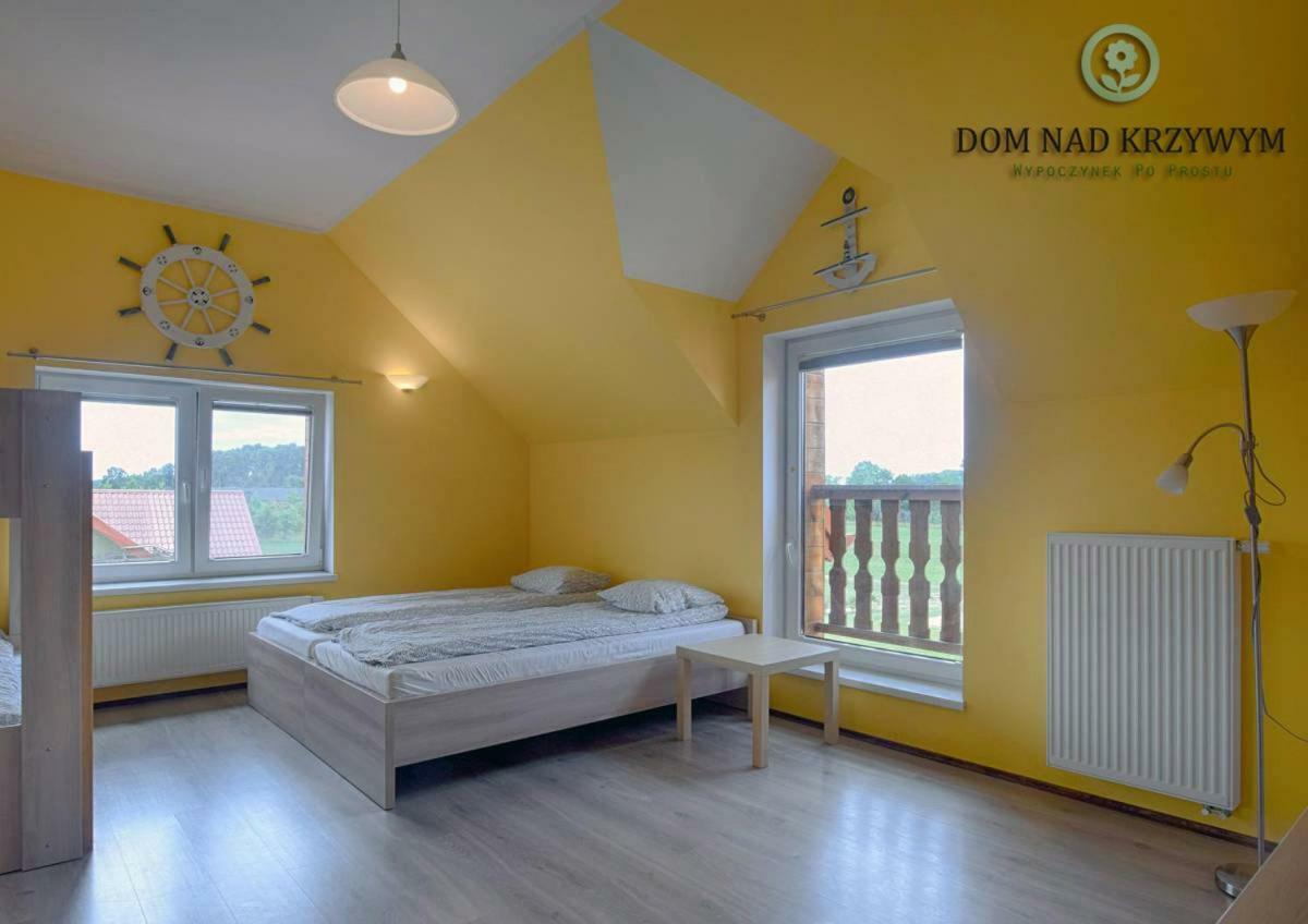 Dom Nad Krzywym - Prywatna Plaza, 2 Boiska, Sauna, Plac Zabaw Krzywe エクステリア 写真
